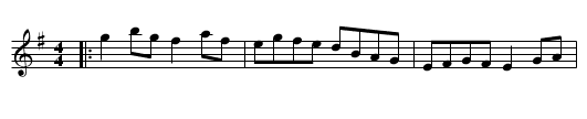 Blackberry Blossom - staff notation