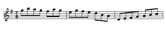 Blackberry Blossom - staff notation