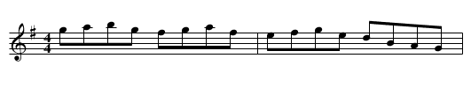 Blackberry Blossom - staff notation