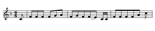 Blackberry Grove - staff notation