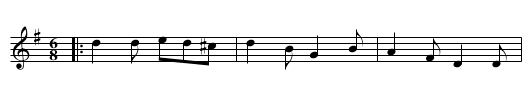 Blackberry Quadrille - staff notation