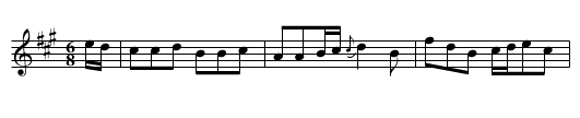 Blackbird and the Hen, The - staff notation