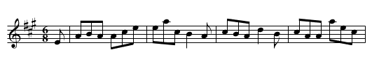 Blackeyed Biddy - staff notation