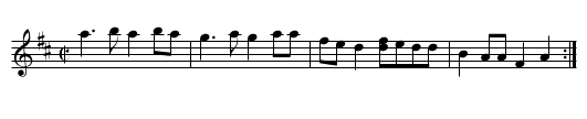 Blackeyed Susie [1] - staff notation