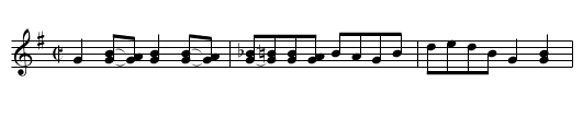 Blackfoot - staff notation