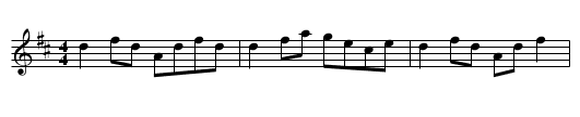 Blacksmith Reel - staff notation
