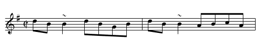 Blacksmith's Reel - staff notation