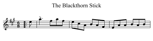 Blackthorn Stick, The  - staff notation