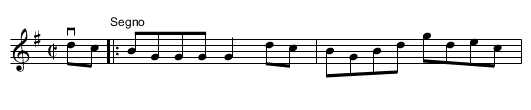 Blackwater -- Reel - staff notation