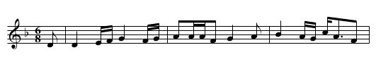Blackwell Merry Night/Blackwell Murry Night - staff notation