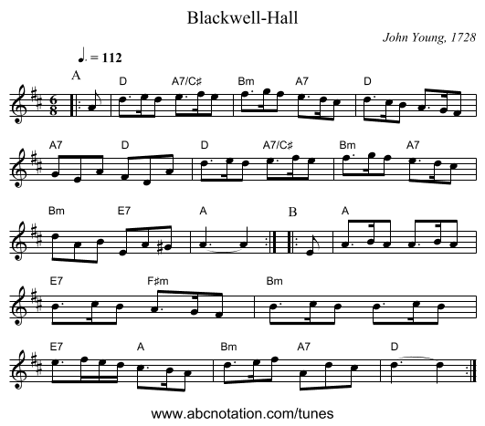 Blackwell-Hall - staff notation