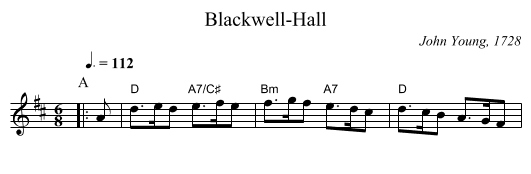 Blackwell-Hall - staff notation