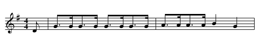 Bladon Races - staff notation