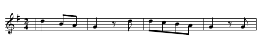 BLAEH SCHAEFCHEN BLAEH - staff notation