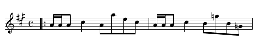 BLAIR DRUMMOND - staff notation