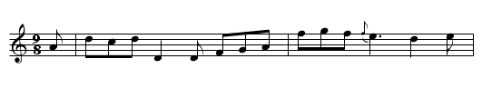 Blakemore Jigg - staff notation