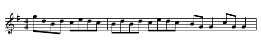 Blanchards Hornpipe. JJo.129 - staff notation