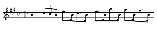 BLANCHLAND RACES - staff notation