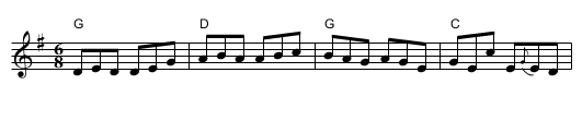 Blarney Pilgrim, The - staff notation
