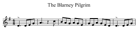 Blarney Pilgrim, The - staff notation