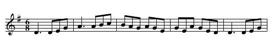 Blarney Pilgrim - staff notation