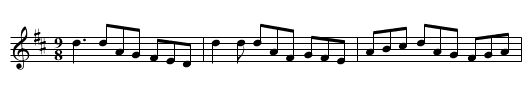 Blast of Wind, A - staff notation