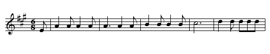 Blaydon Races - staff notation