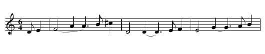 Bleinheim Castle. - staff notation