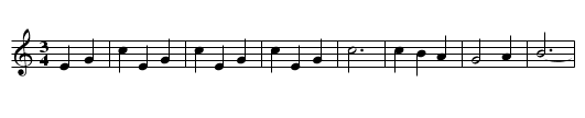 Bless 'Em All - staff notation
