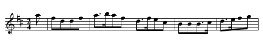 Blind Beggar - staff notation