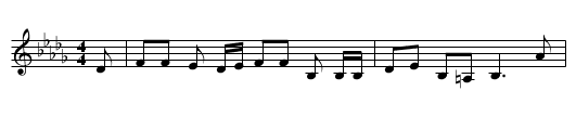 Blind Fiddler - staff notation