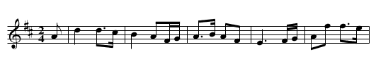 Blind Mary - staff notation