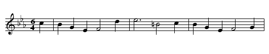 Blink Over the Burn, Sweet Betty - staff notation