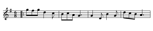 Bloom of the Pea - staff notation