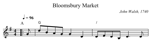 Bloomsbury Market - staff notation