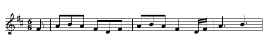 Blow the Man Down - staff notation