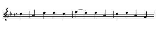 Blow the Winds, I-Ho! - staff notation