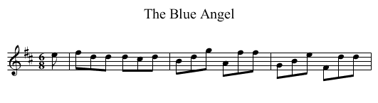 Blue Angel, The - staff notation