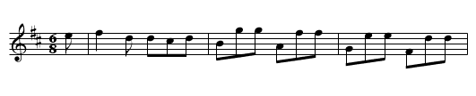 Blue Angels Jig, The  - staff notation