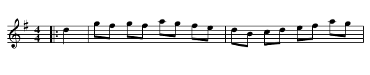 Blue Bell - staff notation