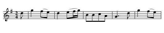 Blue Bells of Scotland  WES.077 - staff notation