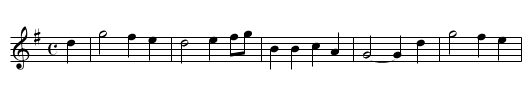 Blue Bells of Scotland - staff notation