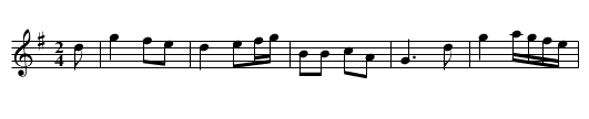 BLUE BELLS OF SCOTLAND - staff notation