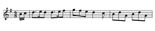 Blue Bonnets of Bonny Dundee, The - staff notation