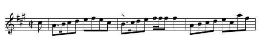 Blue Bonnets over the Border [2] - staff notation
