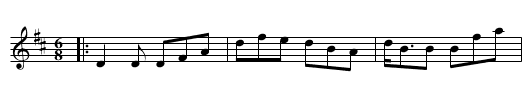 BLUE BONNET'S OVER THE BORDER - staff notation