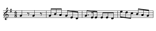Blue Bonnets - staff notation