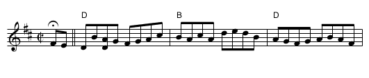 Blue Eagle - staff notation