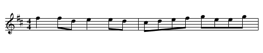 Blue Pantaloons [1], The - staff notation