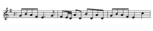 Blue Pantaloons [2], The - staff notation